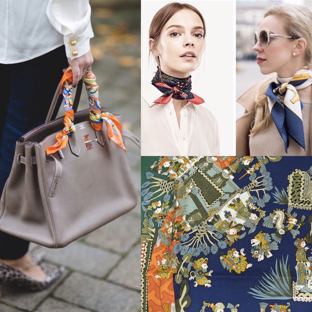 Hermès Annie Faivre "Astres et Soleils" Silk Scarf